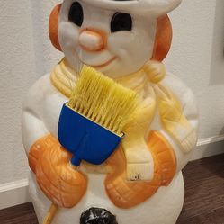 Vintage Light Up Snowman $40
