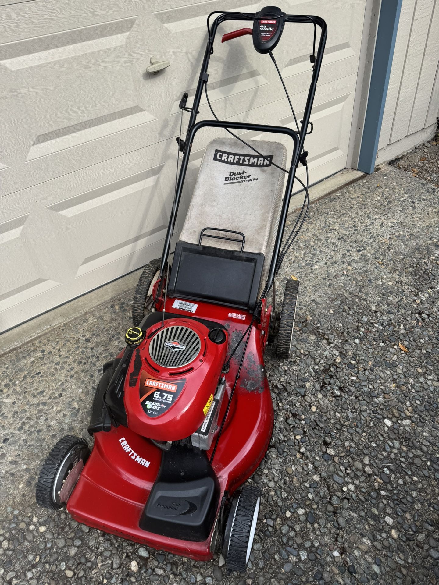 22” Craftsman FWD Self Propelled Lawn Mower