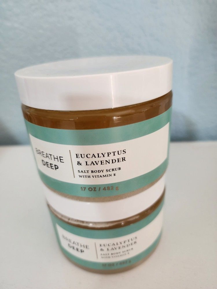 Breathe Deep Eucalyptus & Lavender Salt Body Scrub