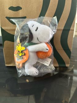 Snoopy x Starbucks Plushie Keychain