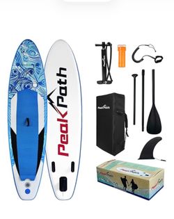 Brand new PeakPath 10.5’ Inflatable Stand-Up Paddle Board
