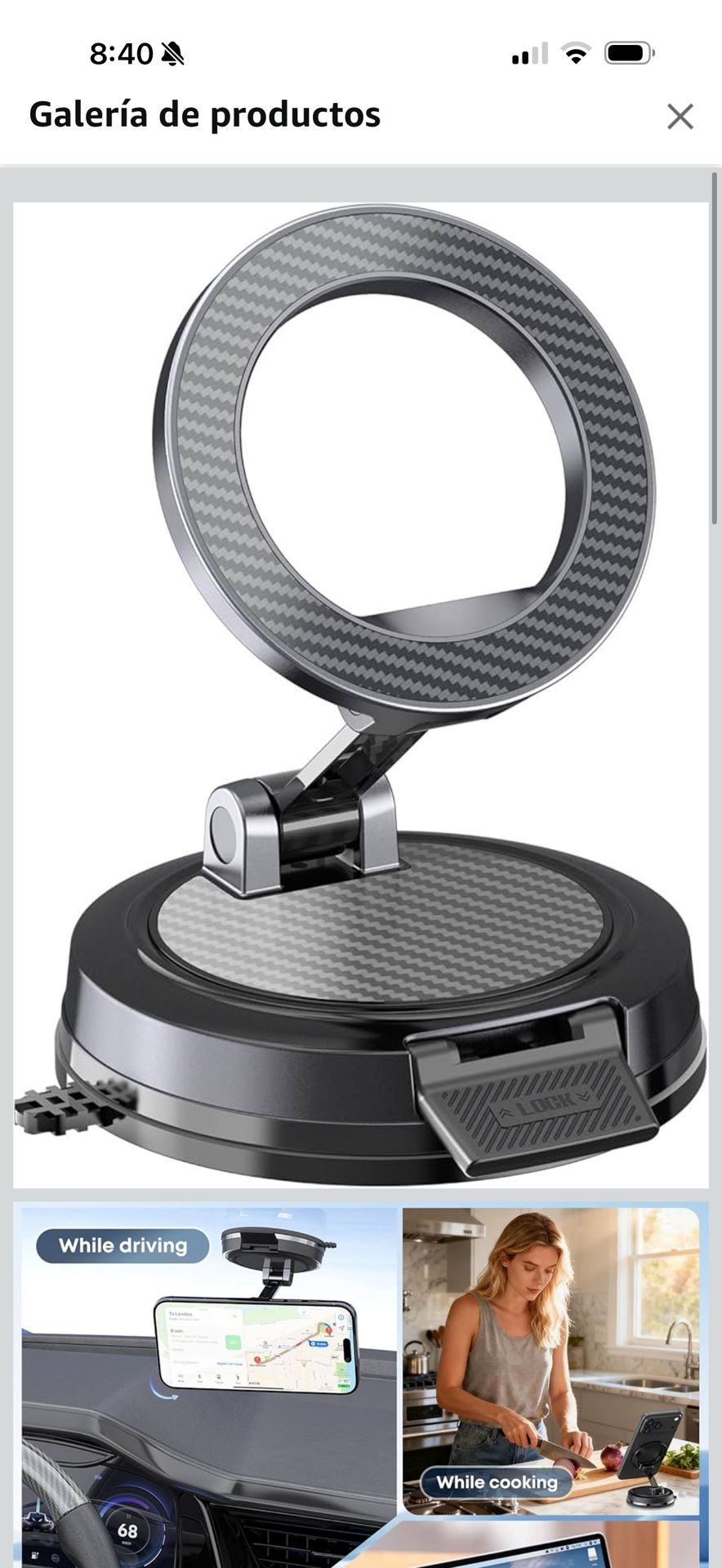 Magnetic Phone Holder For Car And Desk