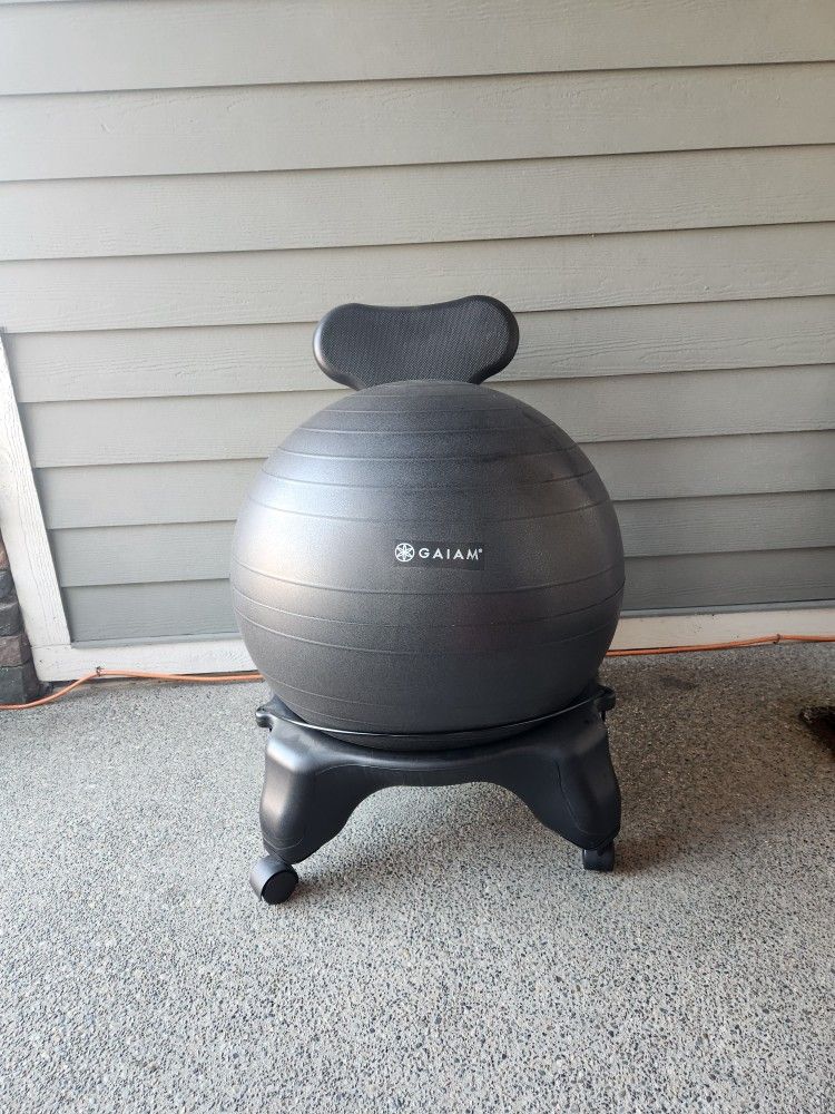 Gaiam yoga ball chair for sale in puyallup wa offerup