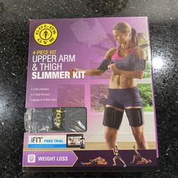 Adjustable Belts For Weight Loss Upper Arm & Thigh Slimmer Kit 