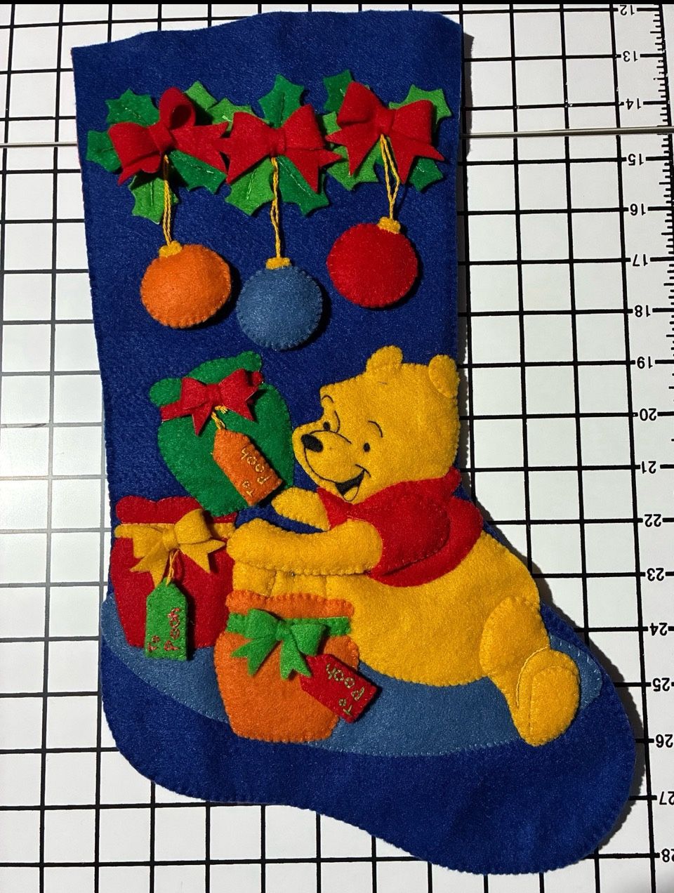 Winnie The Pooh Christmas Stocking