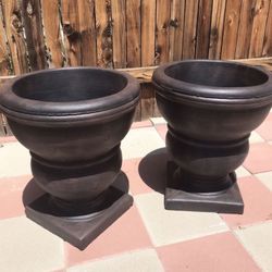 New Flower Pots Made Out Of Cement Perfect Gift 