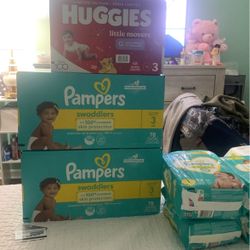 Size 3 Diapers $20 Each