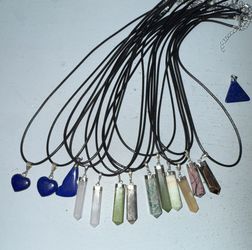 Necklace, Gemstones And Crystals
