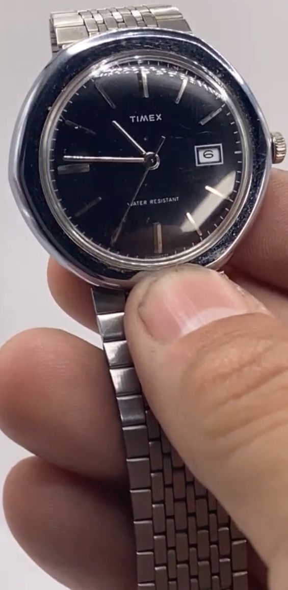 Vintage TIMEX Mercury Manual Wind Men's Watch w/Date