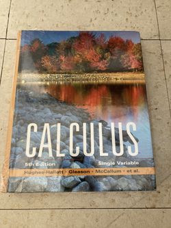 NEW Calculus 5th Edition Hardback Textbook Hughes-Hallett Gleason