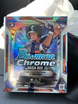 2026 Topps Chrome Bowman Baseball Mega Box