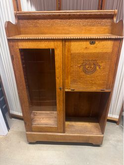 Antique Oak Secretary