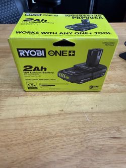 Ryobi 18 volt 2ah battery