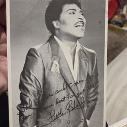 Little Richard Photograph W/signature 