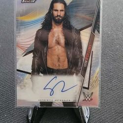 Seth Rollins 2020 WWE Topps Finest Auto Autograph Wrestling Card