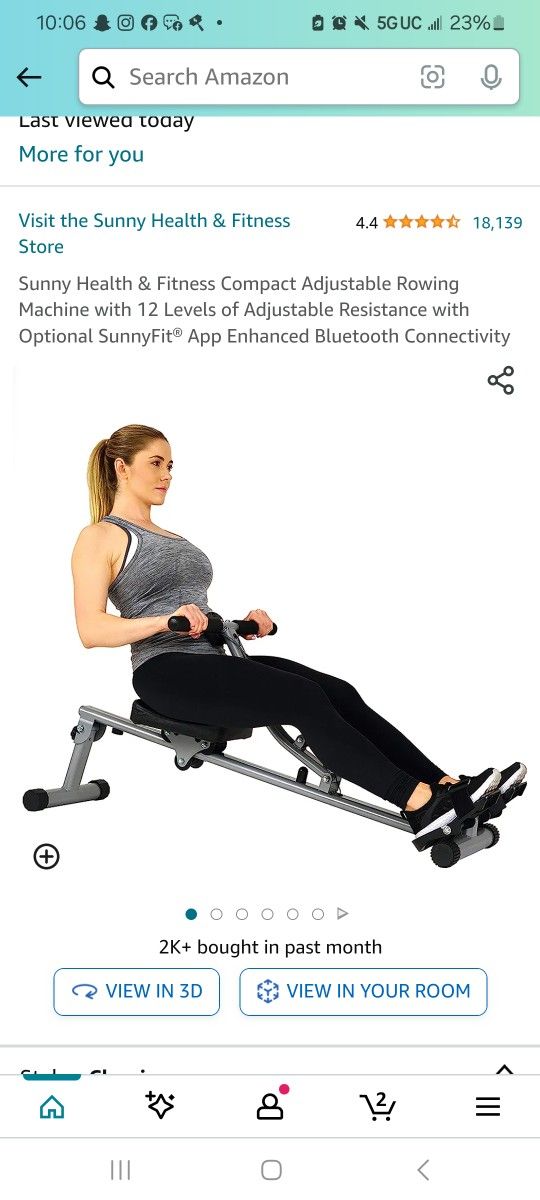 Rowing Machine SUNNY Health