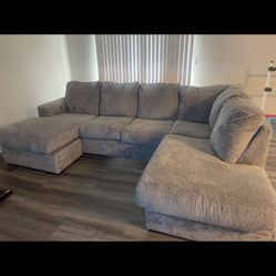 Large Grey Sectional 