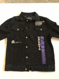 Denim Jacket-Black -Small