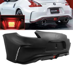 Fits 09-20 Nissan 370Z NS Style Rear Bumper Cover With LED Brake Light - PP