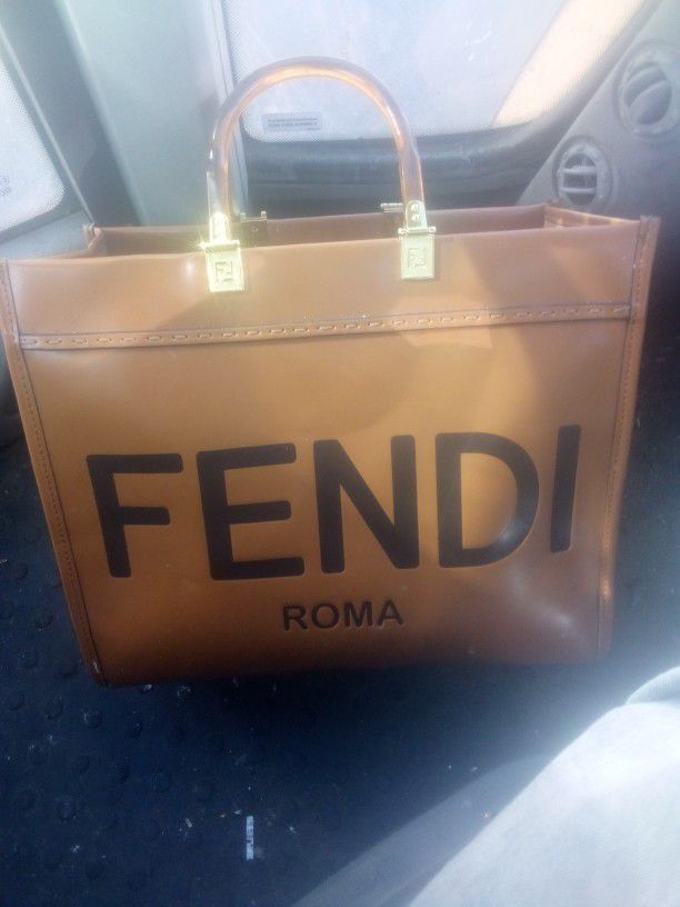 AUTHENTIC Fendi Sunshine Medium Bag (One Handle Missing)
