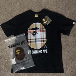 A Bathing Ape BAPE Black T-Shirt Men’s Size M Streetwear