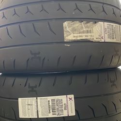 325-30-19 HOOSIER TRACK ATTACK PRO TIRES (2) NEW INSTALLED WE FINANCE 
