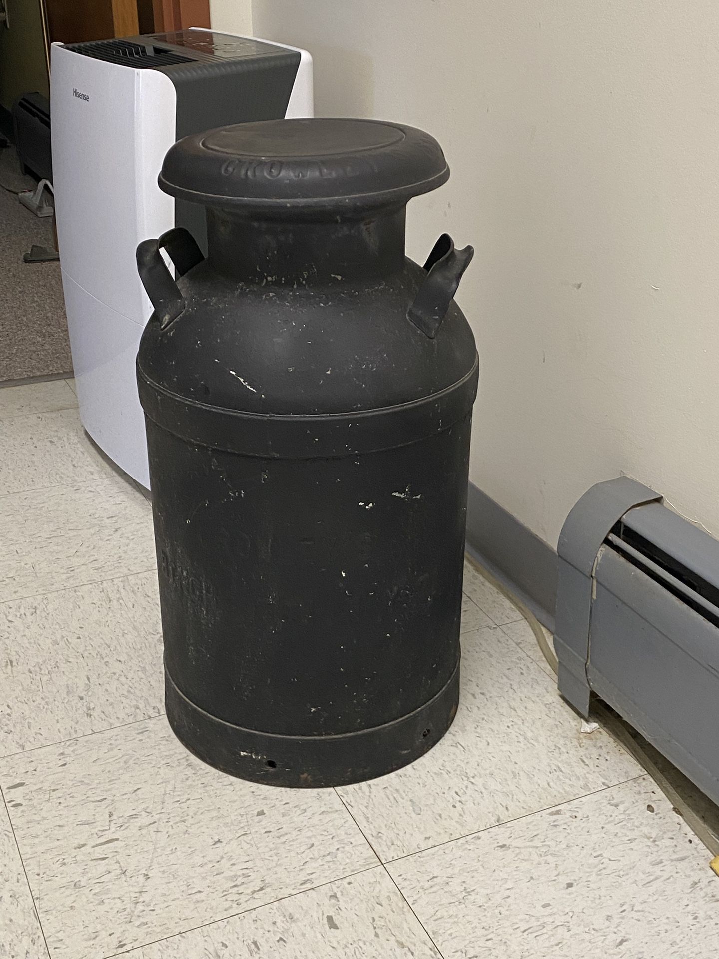 Antique Crowley’s Milk Co Can