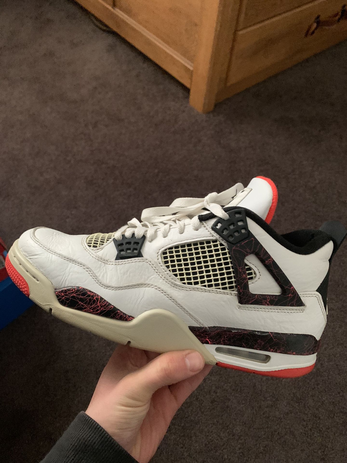 Jordan Flight Nostalgia Pale Citron Crimson Mens Size