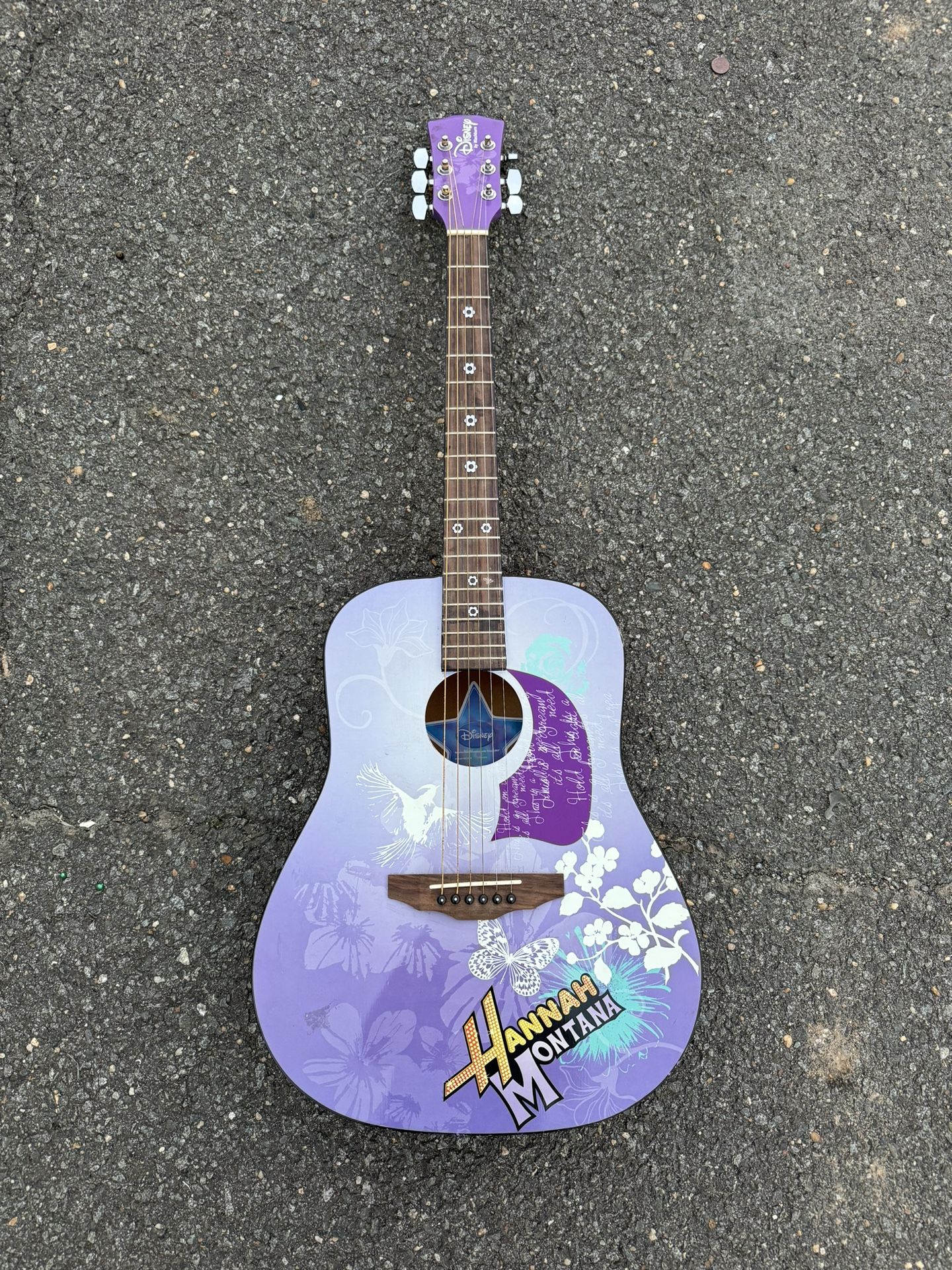 Disney Washburn Hannah Montana Acoustic Guitar