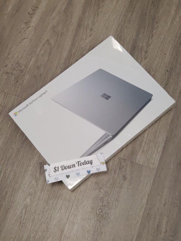 Microsoft Surface Laptop 5 New Core I7, 8GB RAM, 256GB - $1 Down Today Only