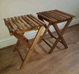 Bamboo table/plant stand