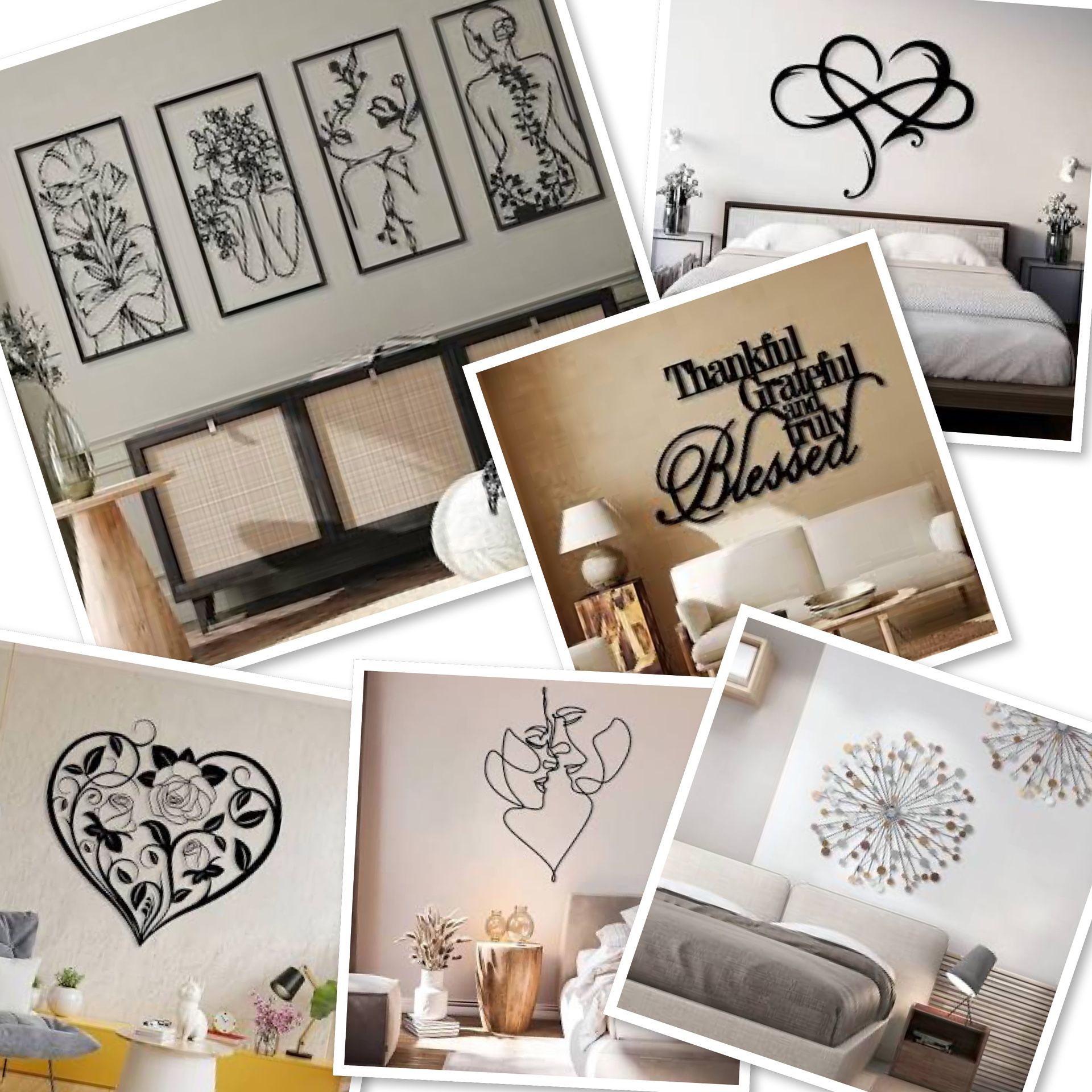 Metal Wall Art Home Decor