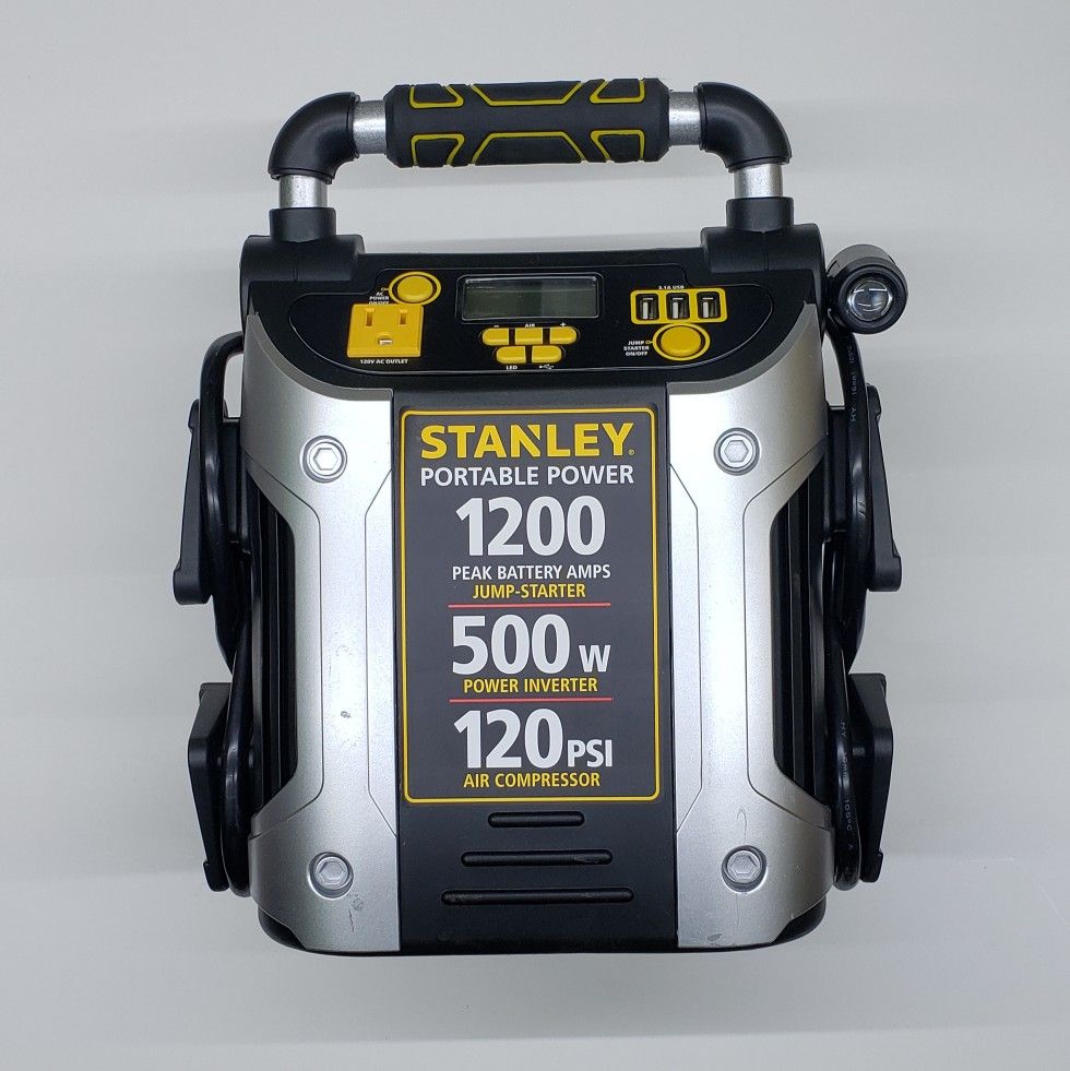 STANLEY 1200A Peak Jump Starter/Power Station w/500 watt inverter