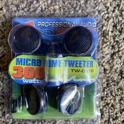 Micro dome tweeters
