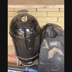 Weber Smoker. With Lot Of Stuff