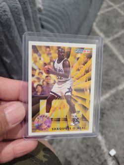 1993 fleer Shaquille O'Neal rookie of the year basketball card -taking Offers