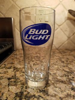 Bud light beer glasses