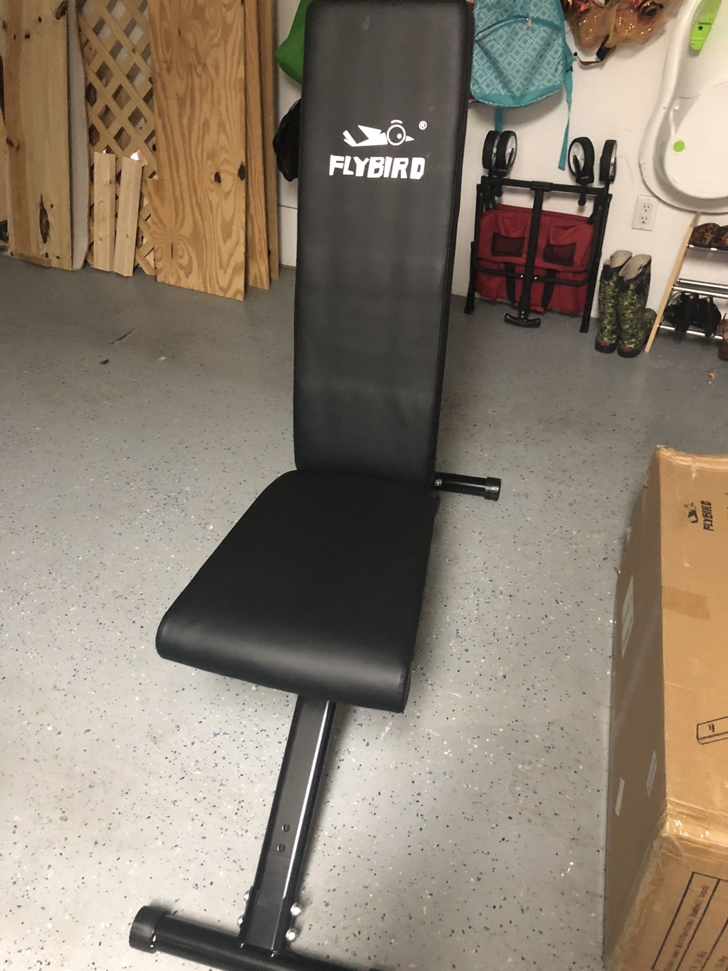 Brand new gym bench dumbbell press