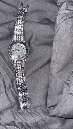 Silver Moissanite Watch