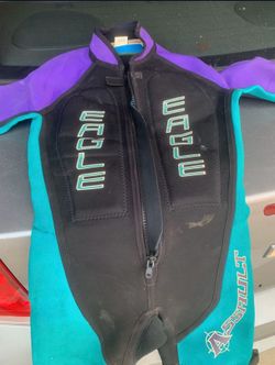 Shorty Eagle Barefoot Wetsuit/wet Gear Assault Water Ski Surfer Padded (Medium)