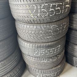 215/55/17 USED TIRES
