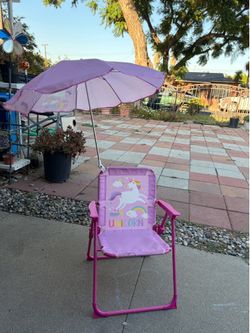 Chair unicorn beach