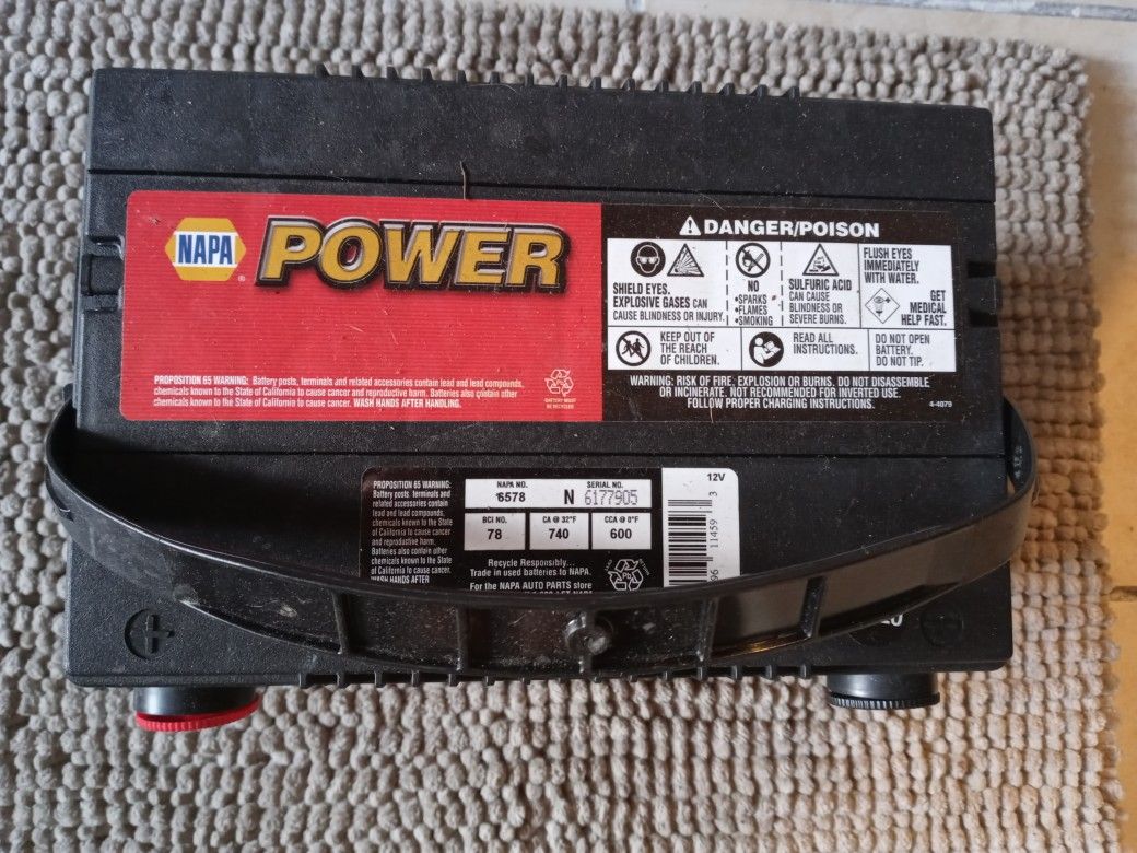 NAPA battery Brand New W/ Receipt And 3 Year Warranty for Sale in
