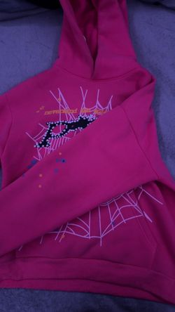 Pink spider hoodie
