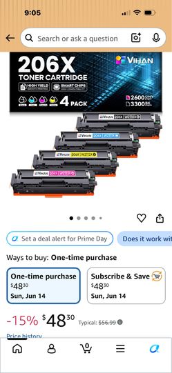 High quality toner
