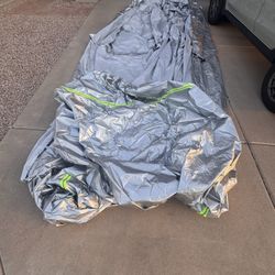 New RV cover approximately 22 feet can be used to cover many things