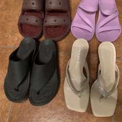 Crocs Size 5  /Gianni Bini High Heels 6 1/2 Great Conditions 