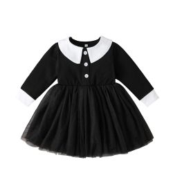 Baby Wednesday Tutu Dress Costume 12-18 Months