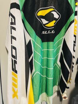 Alloy Motocross(dirt Bike) Original Long Sleeve Jersey Size Xl