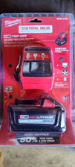 M18 Milwaukee Top Off with 6.0 Battery